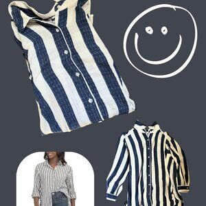 Business striped shirt never worn